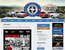 Tablet Screenshot of mustangclubslovakia.sk